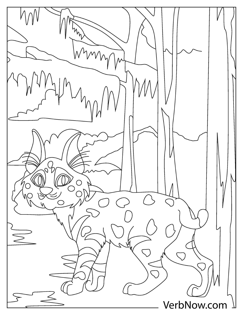 99 Bobcats Coloring Pages Printable 30