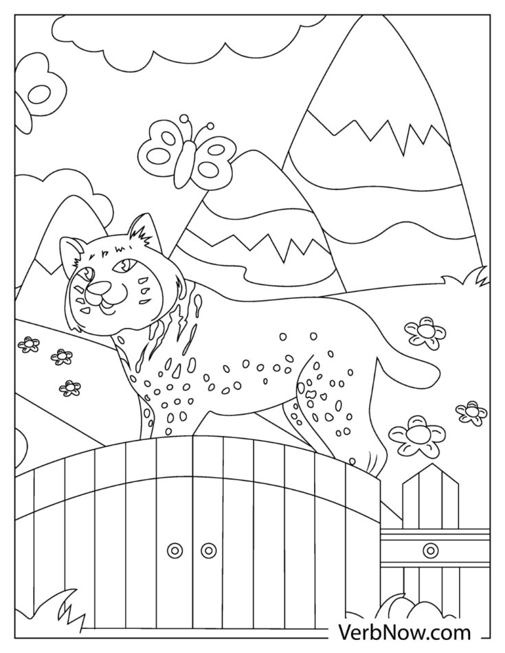 99 Bobcats Coloring Pages Printable 8