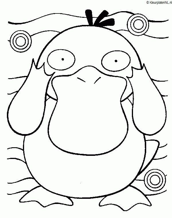 99 Psyduck Coloring Page Printable 14