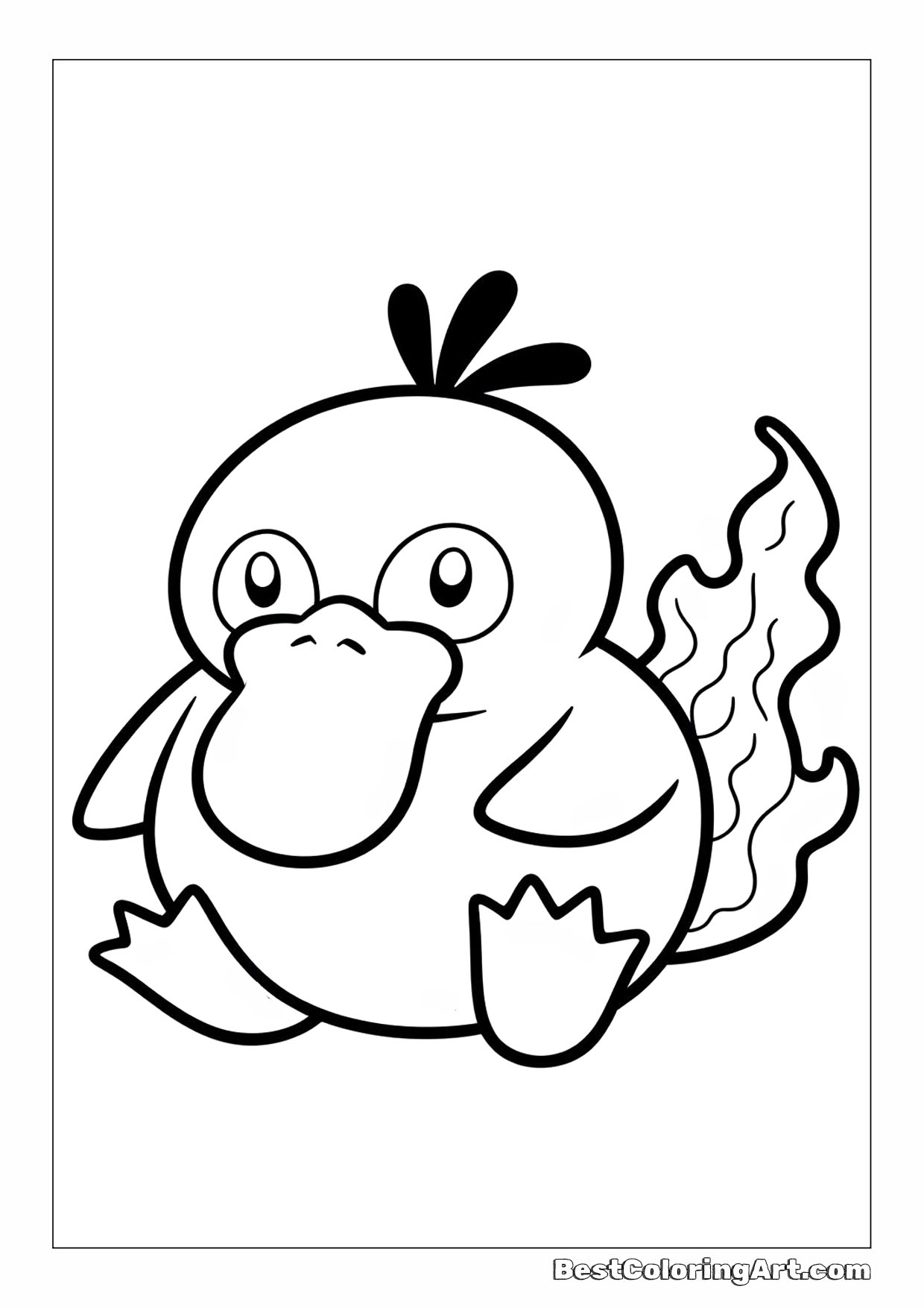 99 Psyduck Coloring Page Printable 27