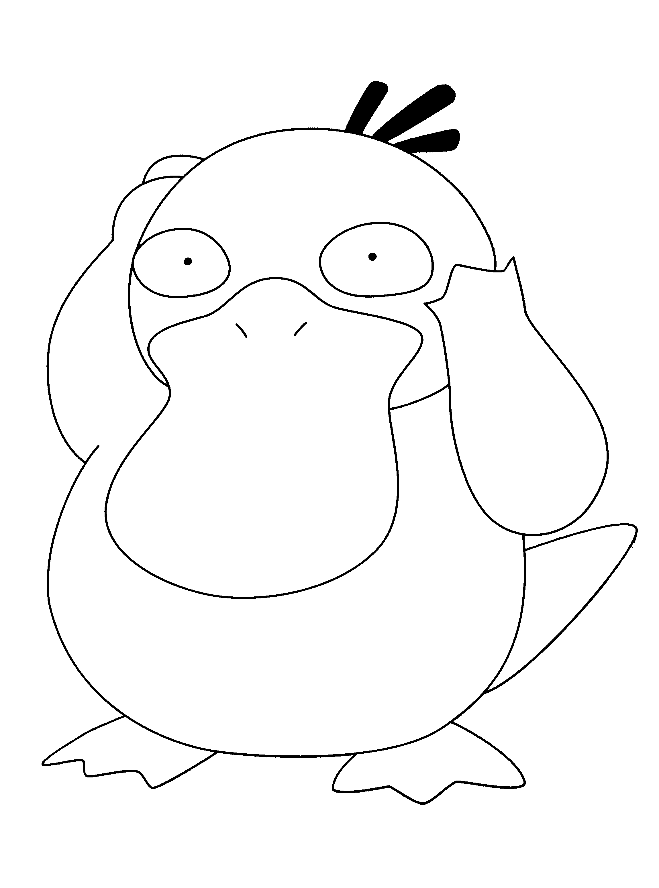 99 Psyduck Coloring Page Printable 30