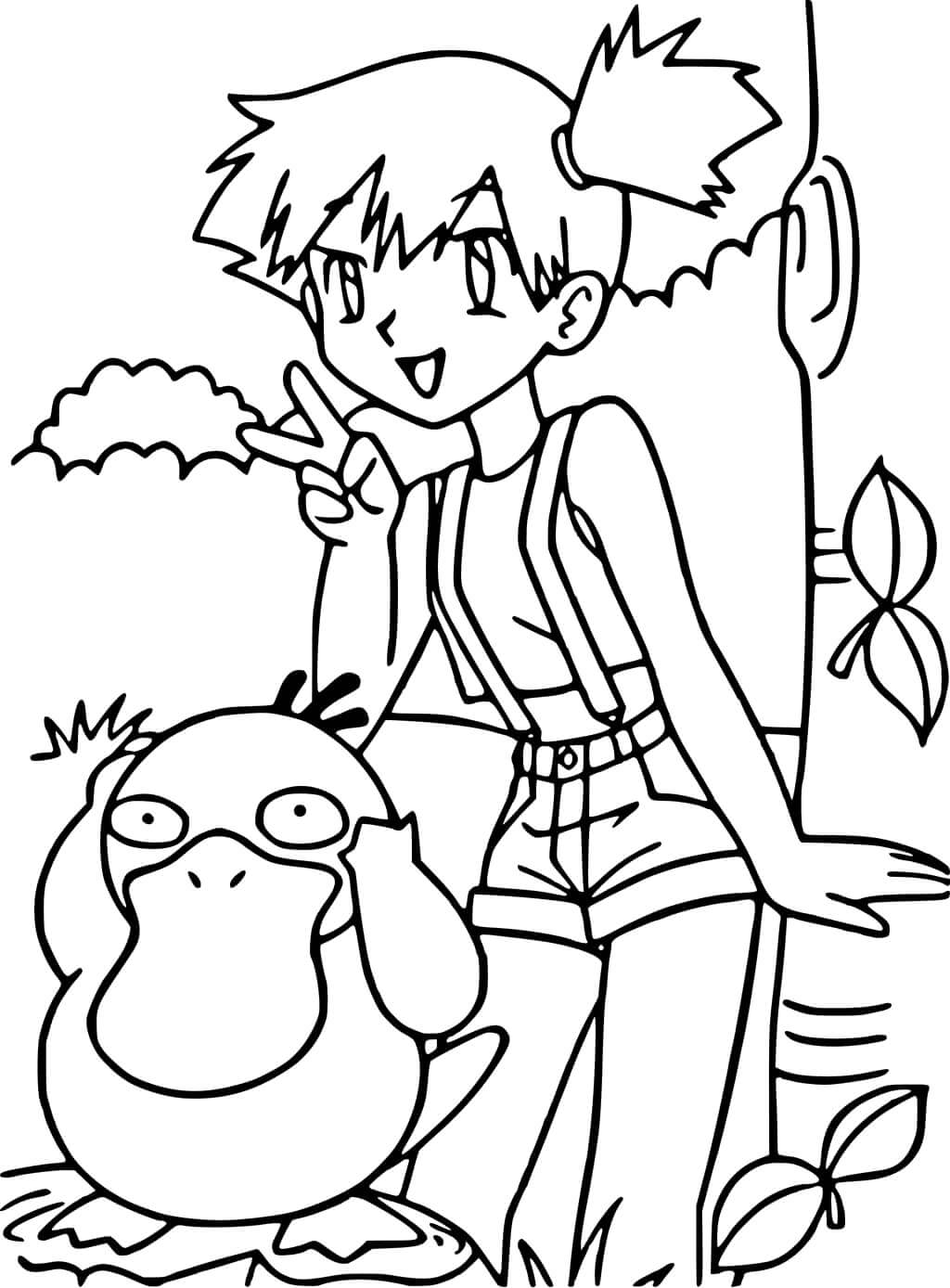 99 Psyduck Coloring Page Printable 51