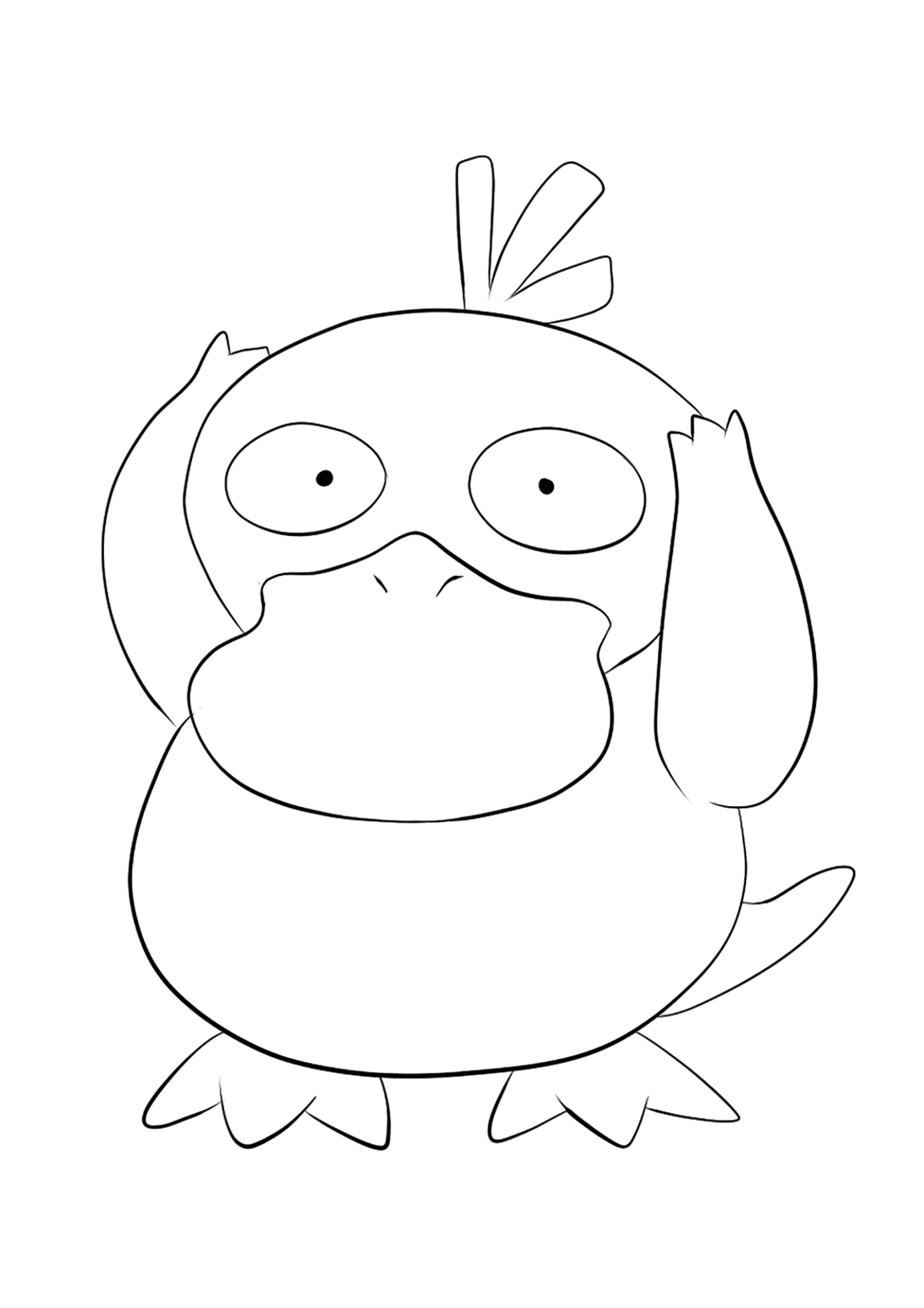 99 Psyduck Coloring Page Printable 53