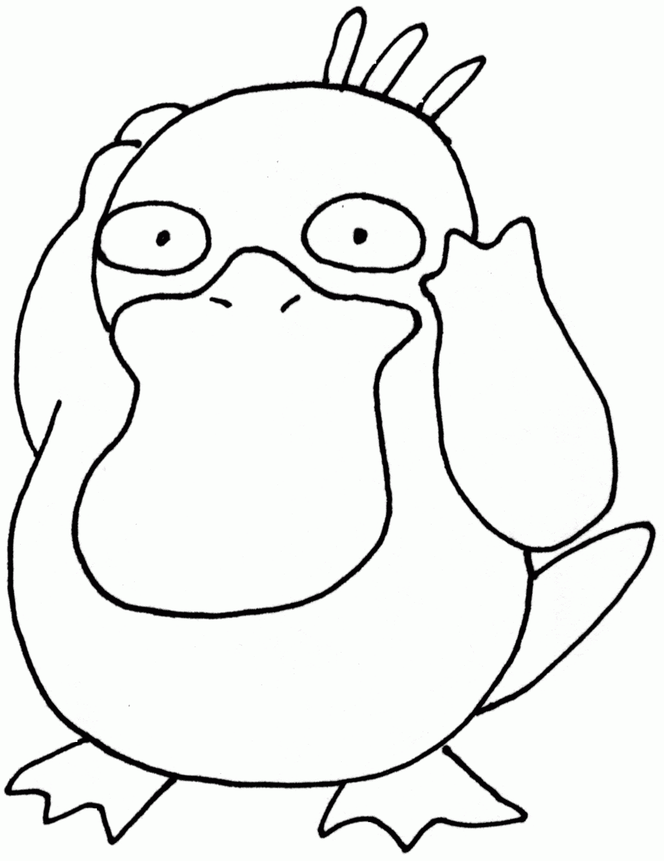 99 Psyduck Coloring Page Printable 55