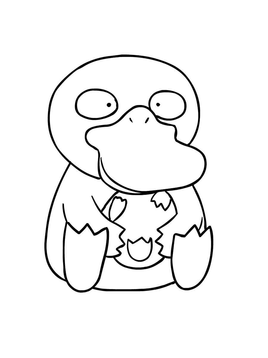 99 Psyduck Coloring Page Printable 72