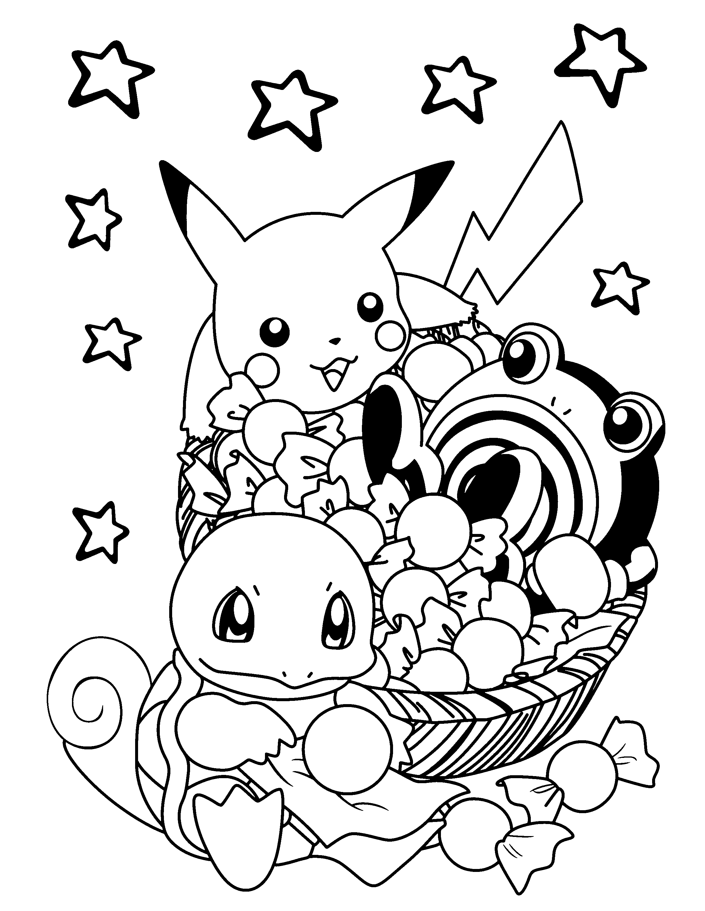 99 Psyduck Coloring Page Printable 88