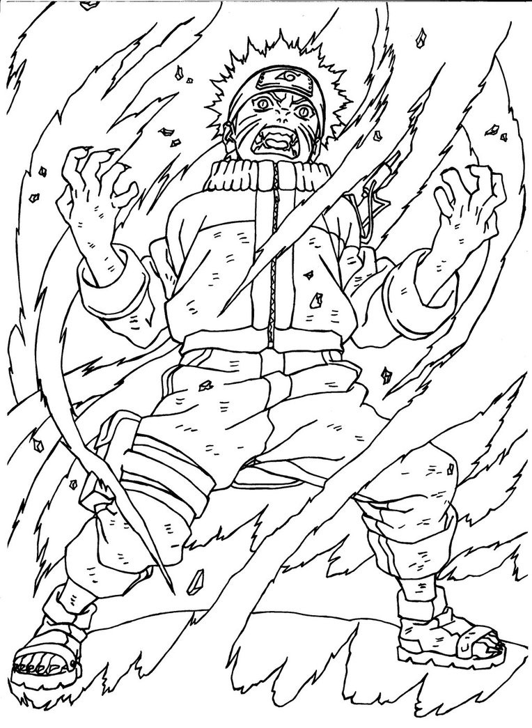 52+ Fun Naruto Coloring Pages Printable