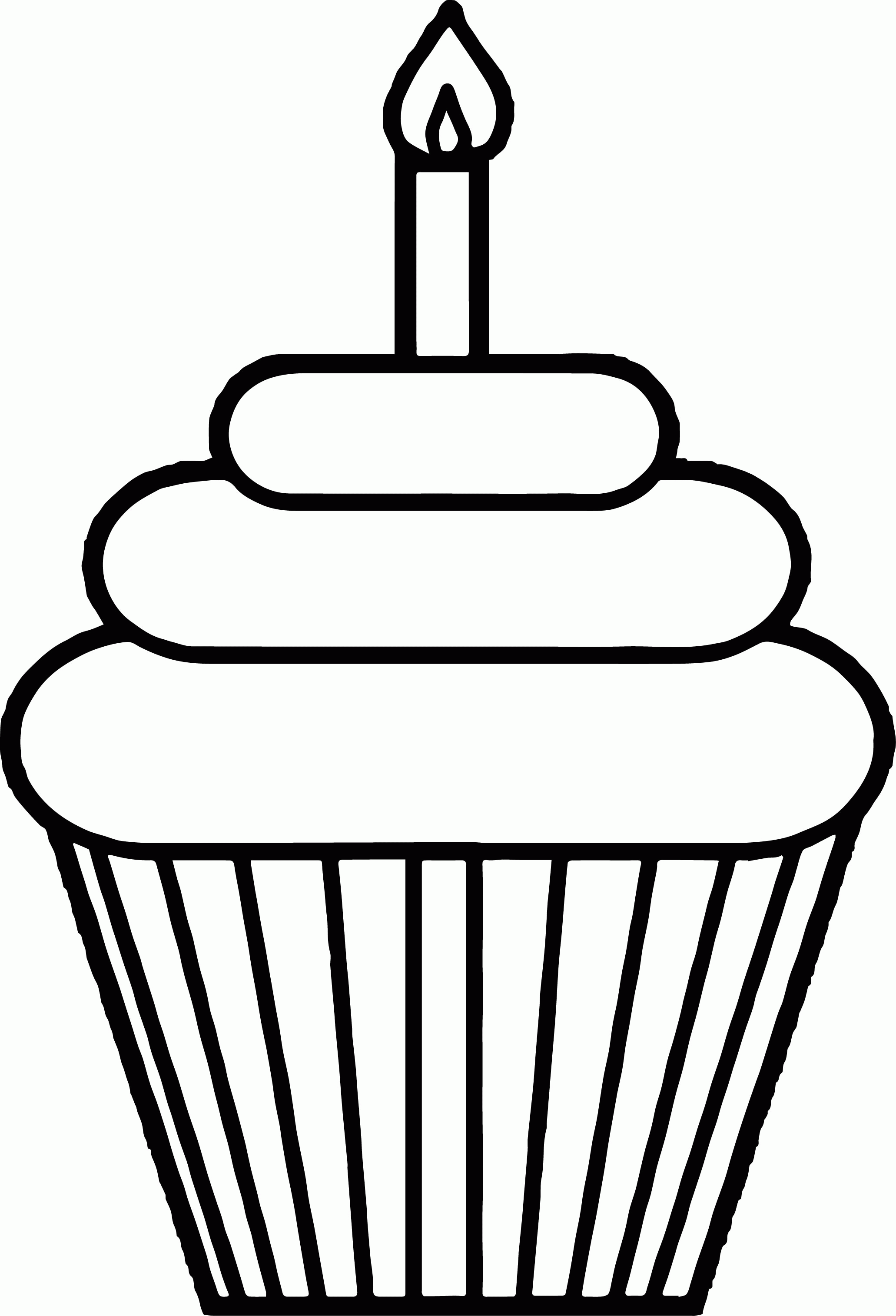 31 Heart Cake Coloring Pages Printable 17