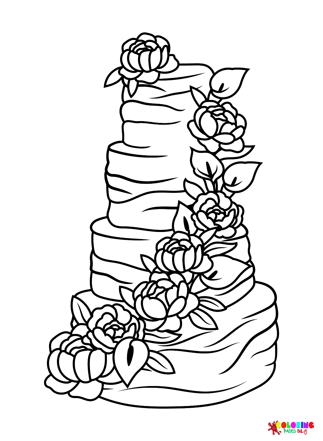 31 Heart Cake Coloring Pages Printable 29