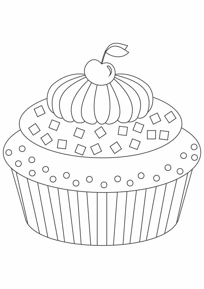 31 Heart Cake Coloring Pages Printable 34