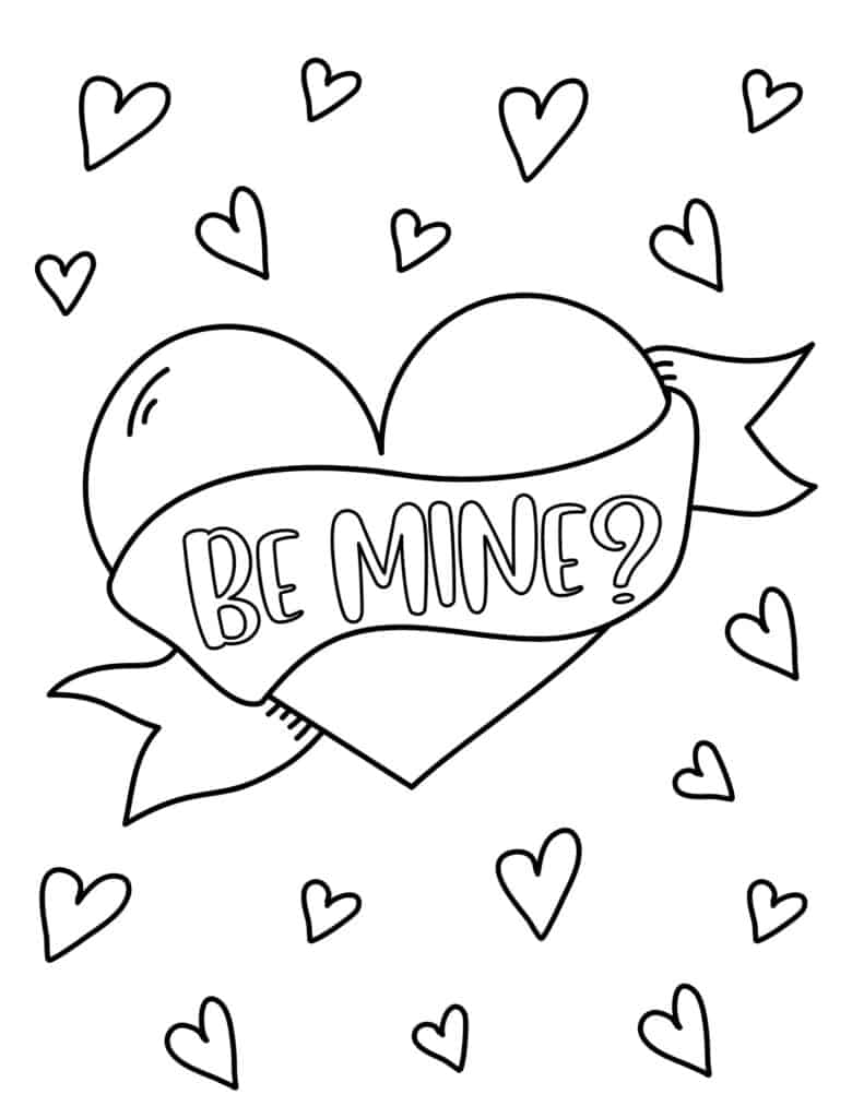 31 Horse Valentine Coloring Pages Printable 13