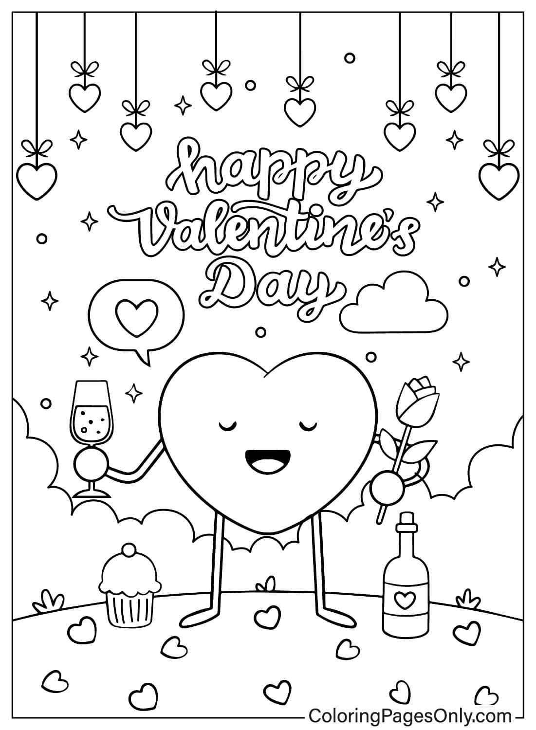 31 Horse Valentine Coloring Pages Printable 23