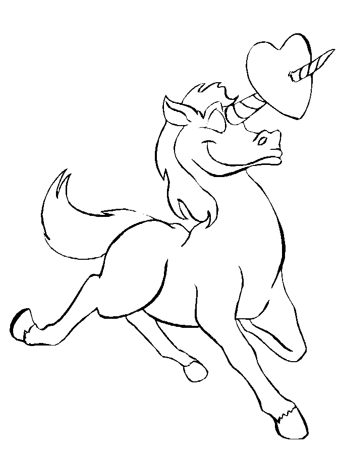 31 Horse Valentine Coloring Pages Printable 27