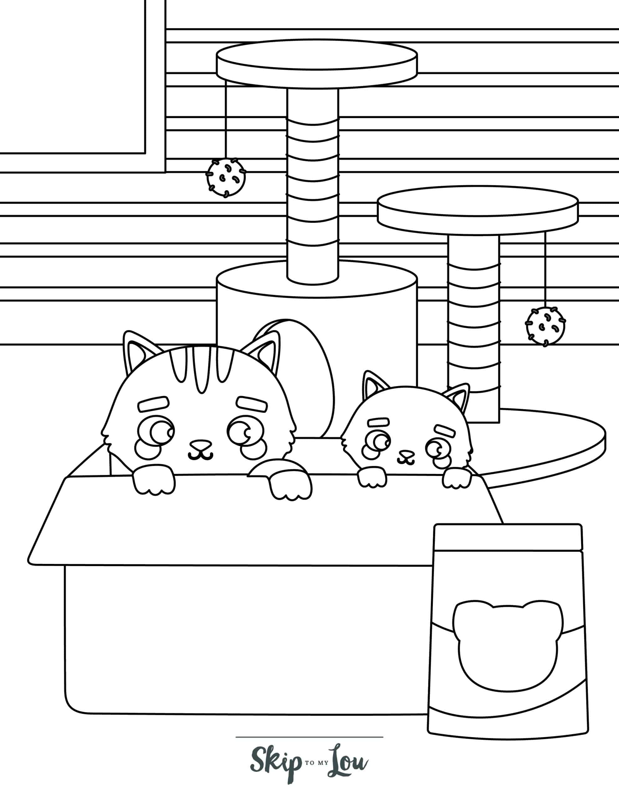 31 Little Cat Coloring Pages Printable 18