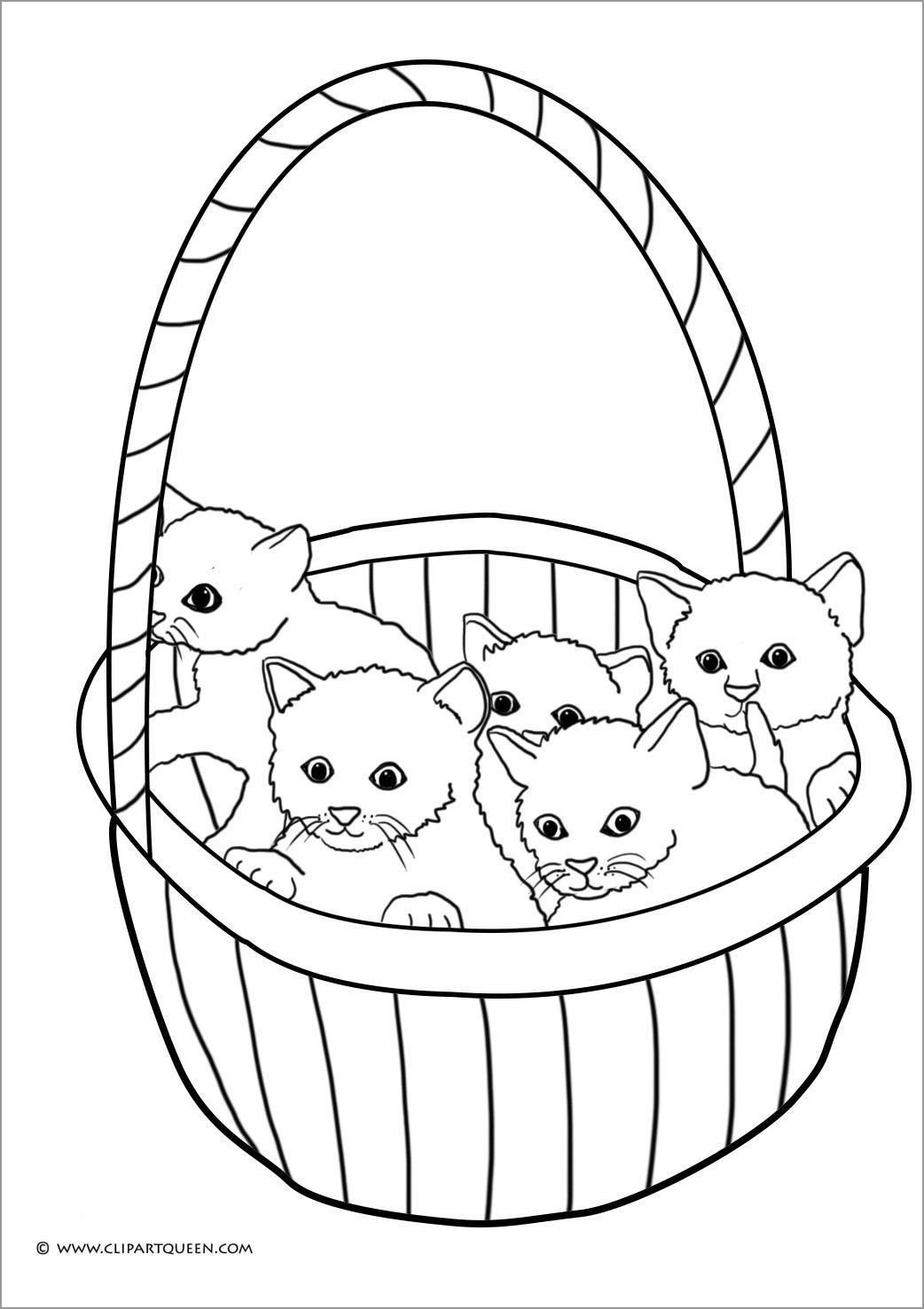 31 Little Cat Coloring Pages Printable 25