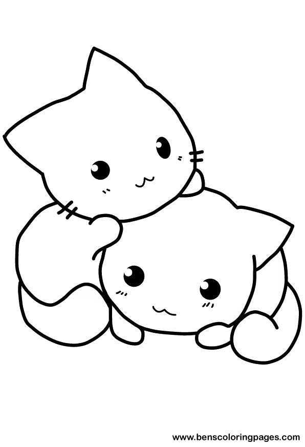 31 Little Cat Coloring Pages Printable 28