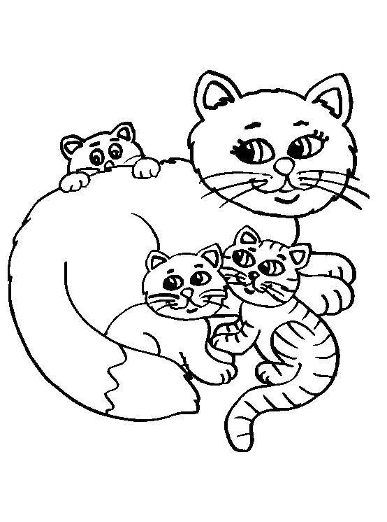 31 Little Cat Coloring Pages Printable 35