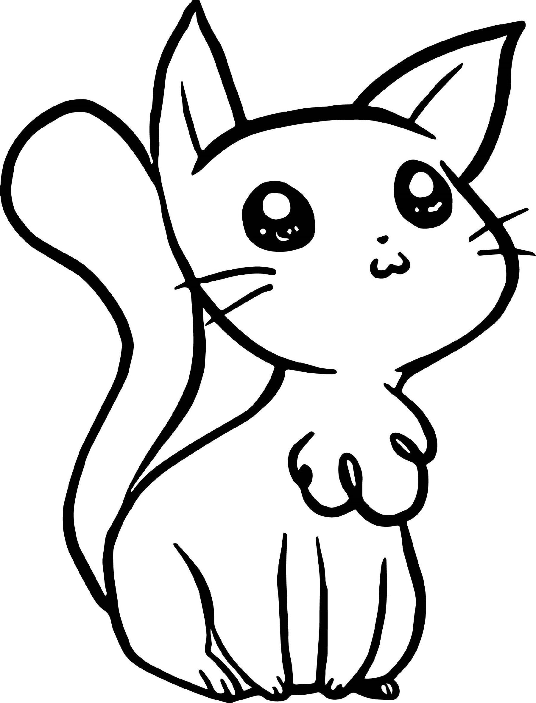 31 Little Cat Coloring Pages Printable 5