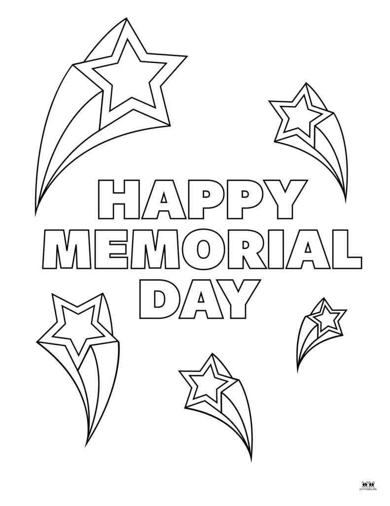 31 Memorial Day Coloring Pages for Elementary Students Printable 10