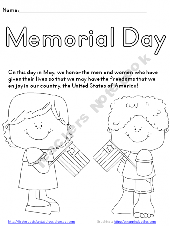 31 Memorial Day Coloring Pages for Elementary Students Printable 16