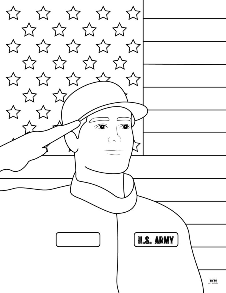 31 Memorial Day Coloring Pages for Elementary Students Printable 17