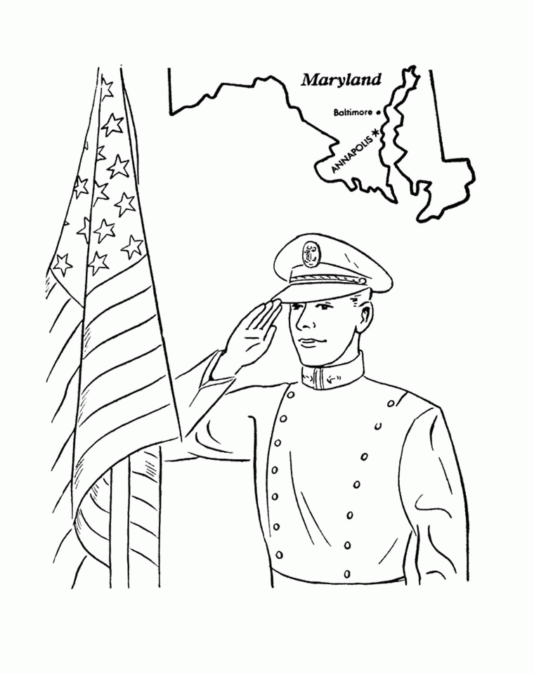 31 Memorial Day Coloring Pages for Elementary Students Printable 18