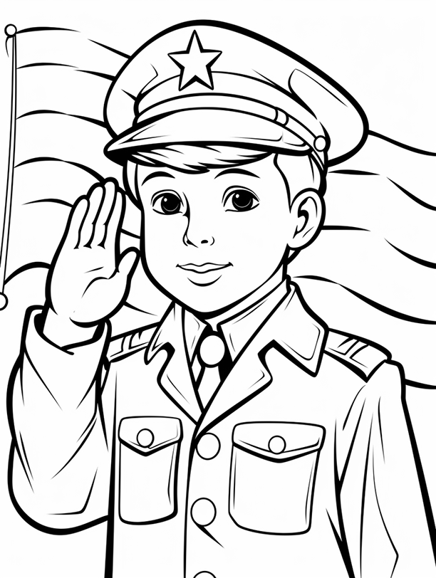 31 Memorial Day Coloring Pages for Elementary Students Printable 24