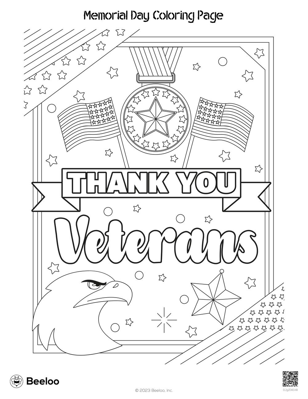 31 Memorial Day Coloring Pages for Elementary Students Printable 32