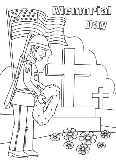 31 Memorial Day Coloring Pages for Elementary Students Printable 34