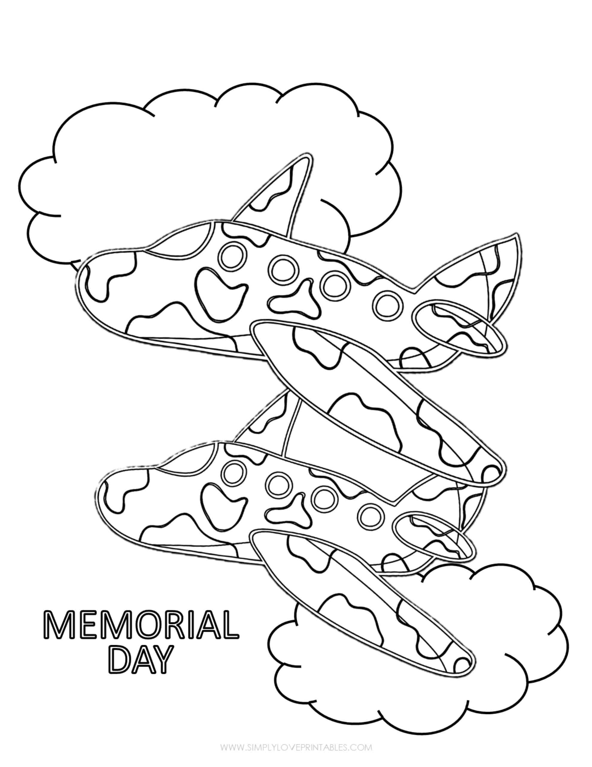 31 Memorial Day Coloring Pages for Elementary Students Printable 4