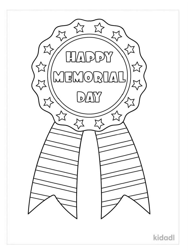 31 Memorial Day Coloring Pages for Elementary Students Printable 5