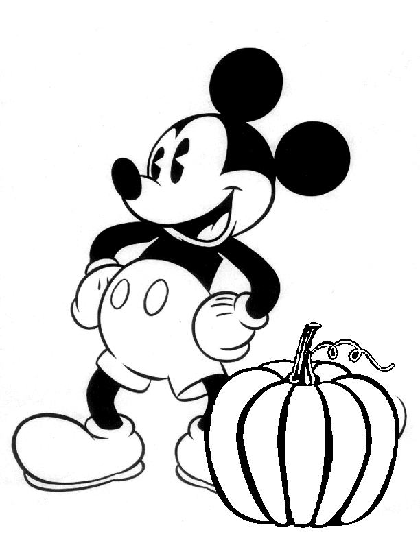 31 Mickey Mouse Halloween Coloring Pages 10