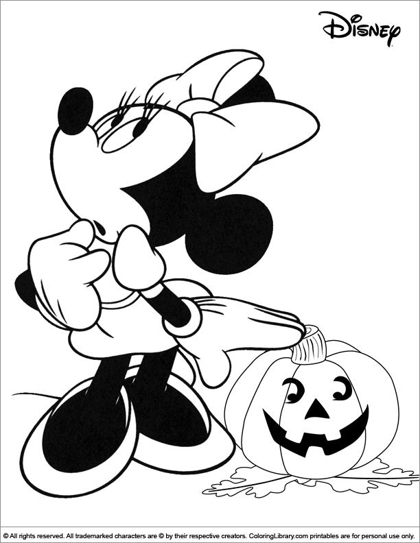 31 Mickey Mouse Halloween Coloring Pages 14