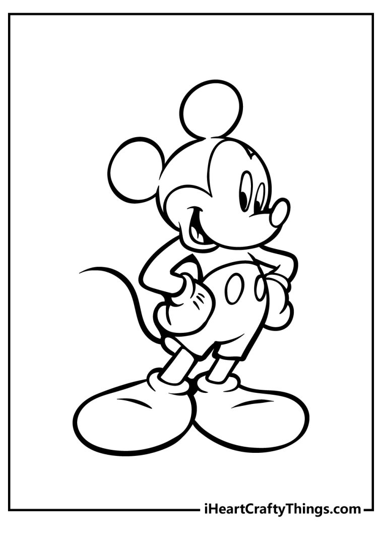 31 Mickey Mouse Halloween Coloring Pages 21