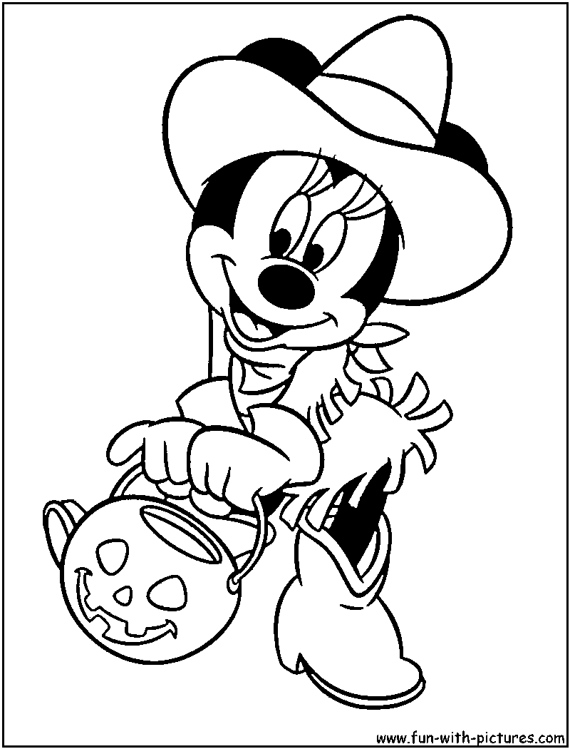 31 Mickey Mouse Halloween Coloring Pages 27