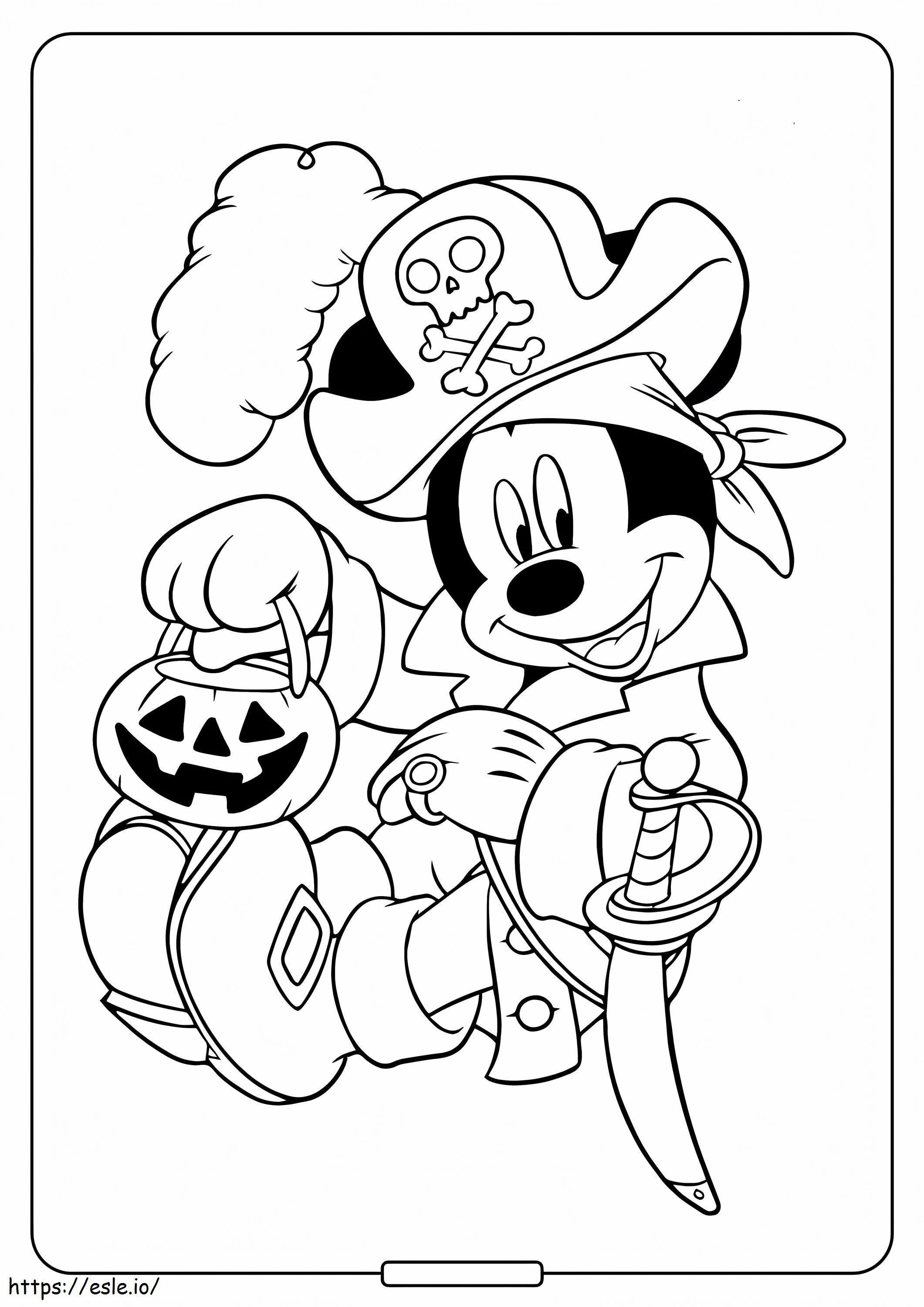 31 Mickey Mouse Halloween Coloring Pages 31