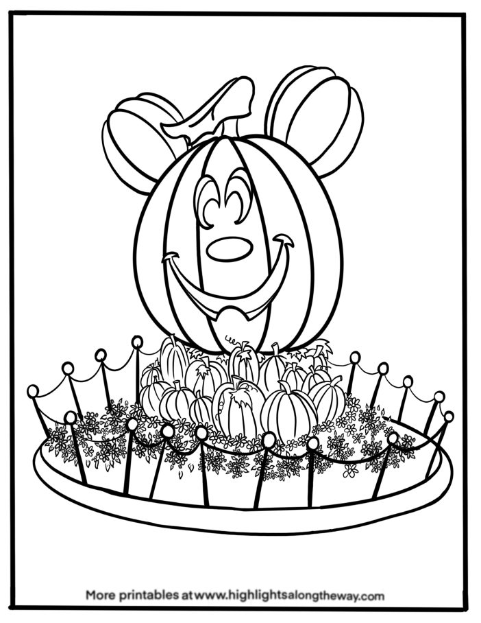 31 Mickey Mouse Halloween Coloring Pages 34