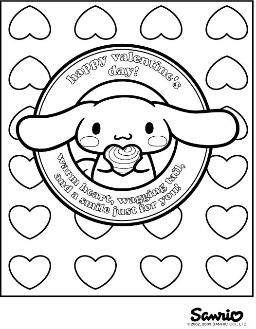 32 Classic Sanrio Coloring Pages Printable 6