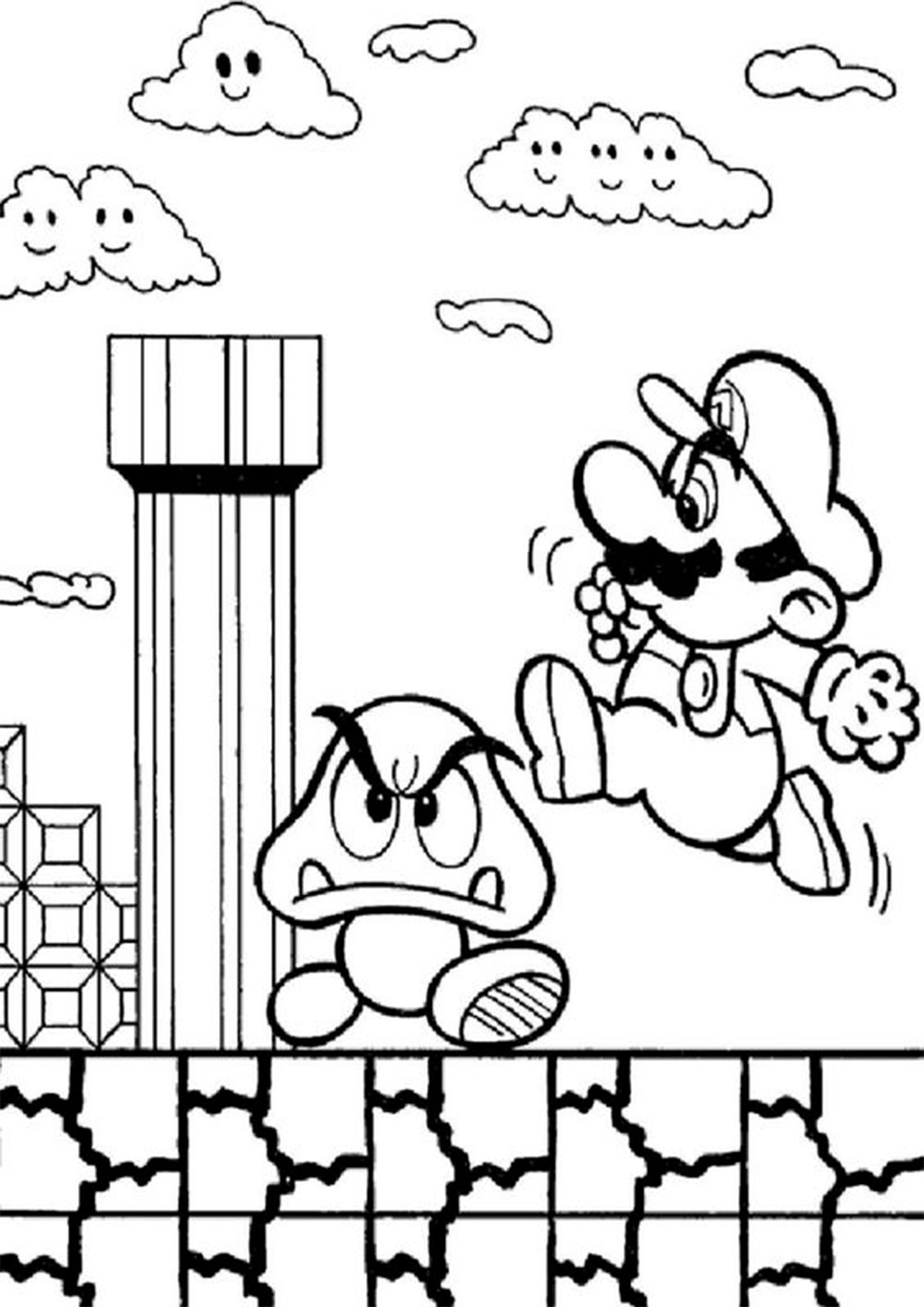 33 Fun Mario Coloring Pages for Everyone Printable 11