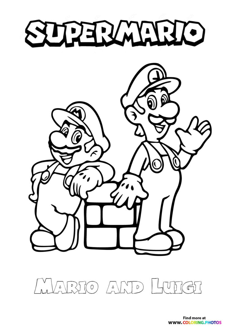 33 Fun Mario Coloring Pages for Everyone Printable 15