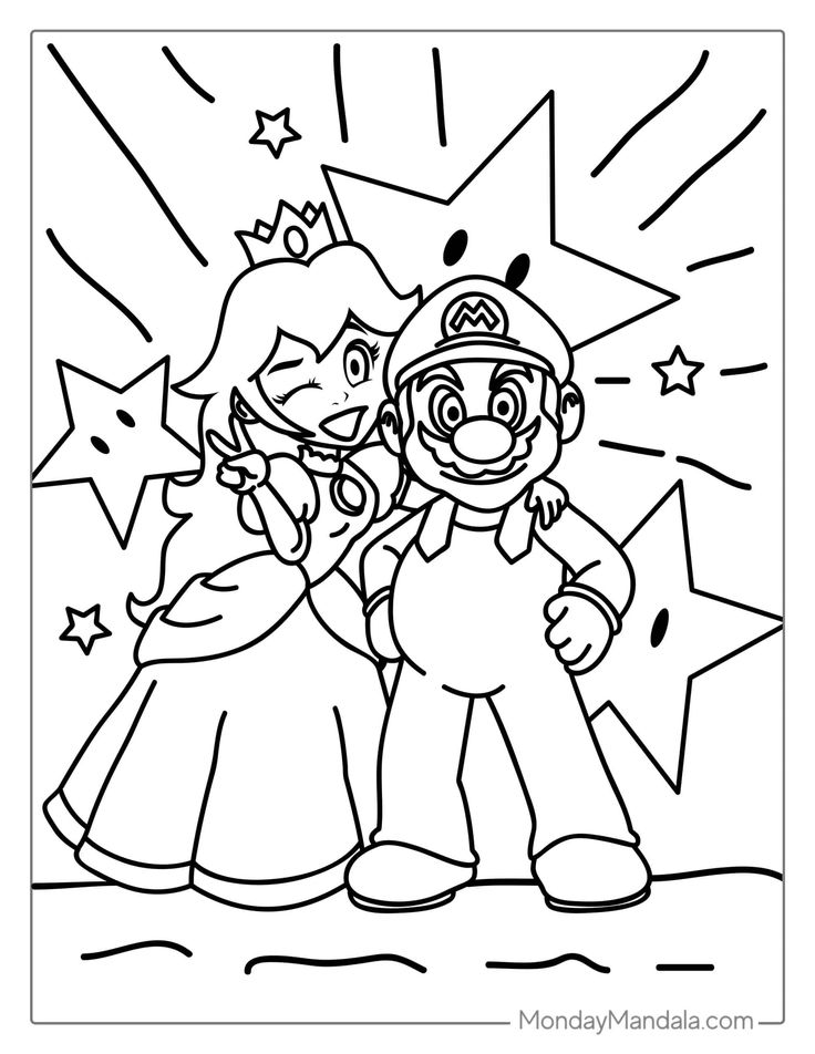 33 Fun Mario Coloring Pages for Everyone Printable 21