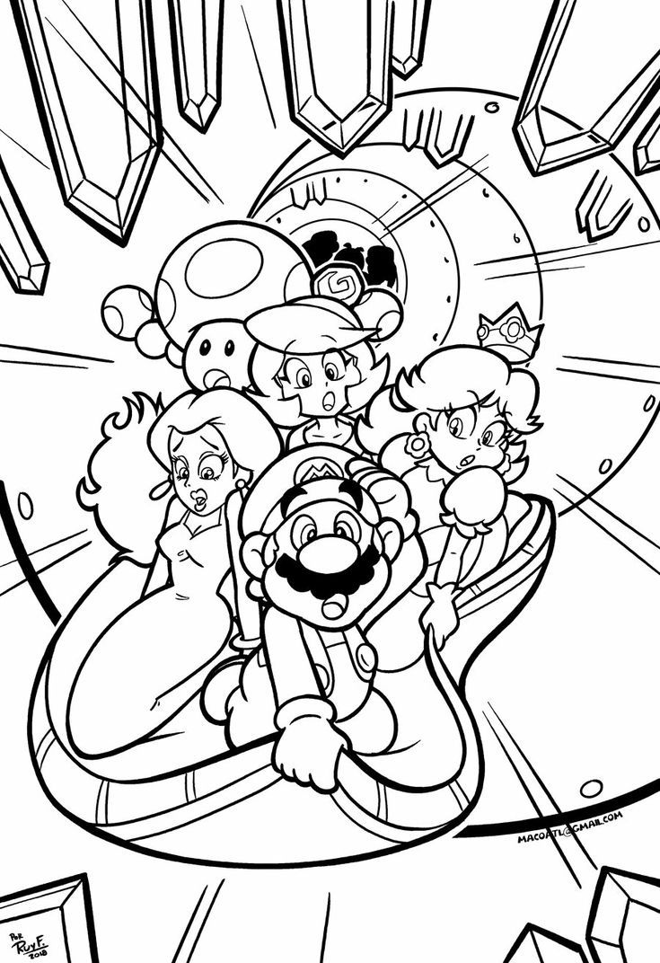 33 Fun Mario Coloring Pages for Everyone Printable 23