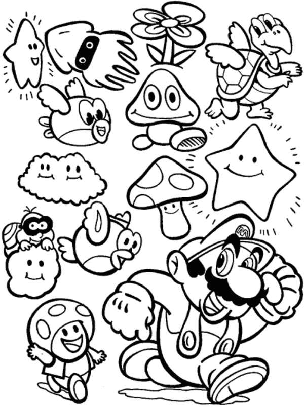 33 Fun Mario Coloring Pages for Everyone Printable 24