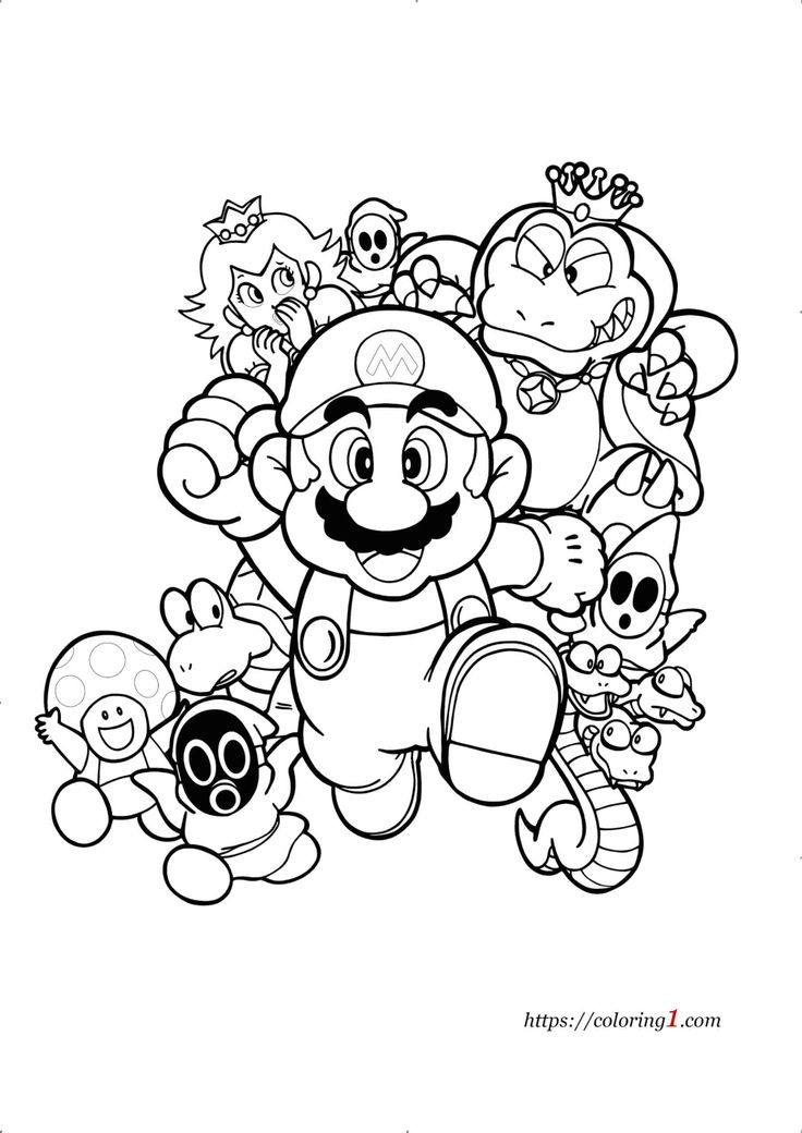 33 Fun Mario Coloring Pages for Everyone Printable 27