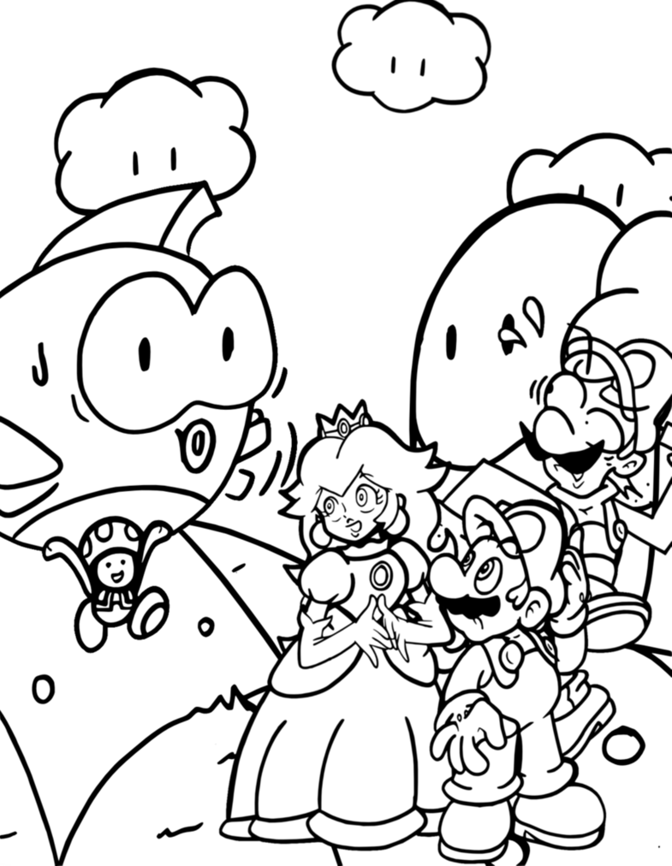 33 Fun Mario Coloring Pages for Everyone Printable 29