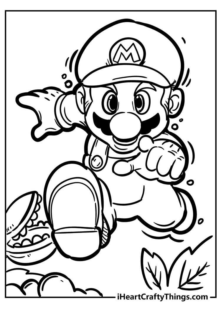 33 Fun Mario Coloring Pages for Everyone Printable 30