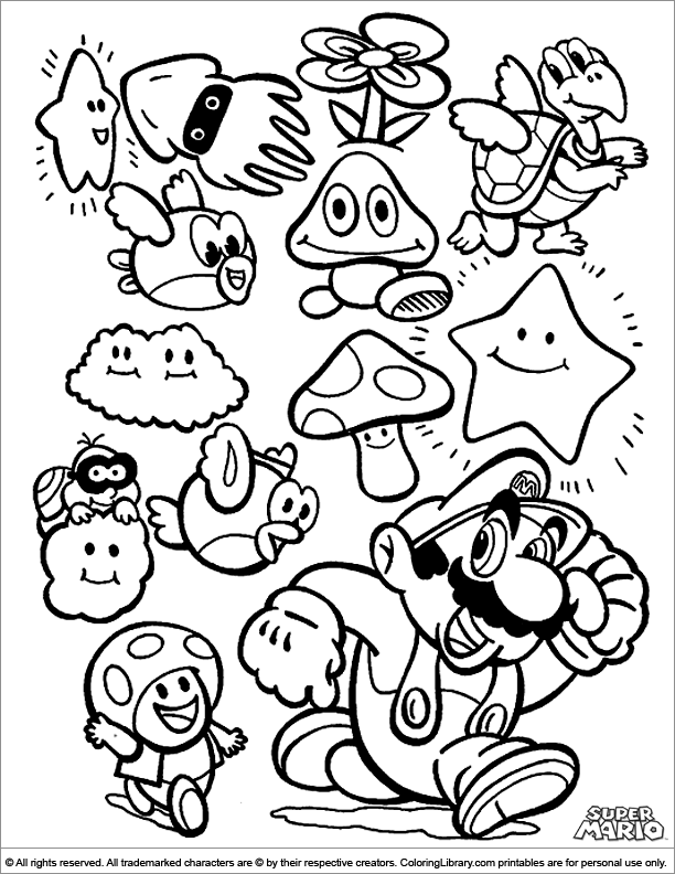 33 Fun Mario Coloring Pages for Everyone Printable 34