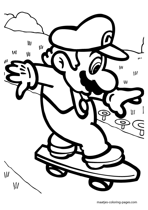 33 Fun Mario Coloring Pages for Everyone Printable 6