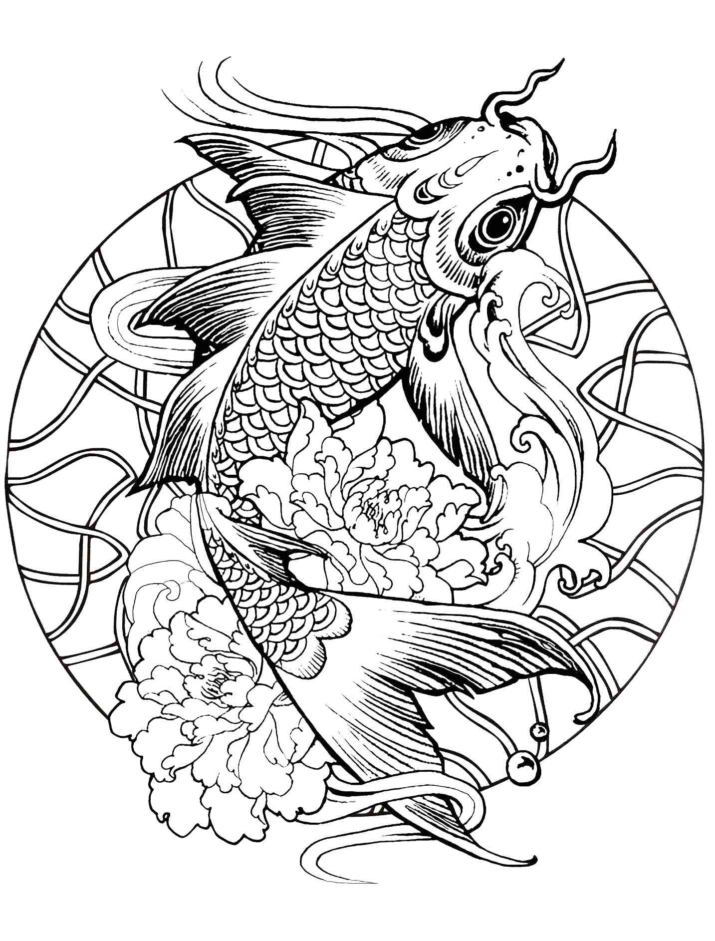 33 Playful Goldfish Coloring Pages Printable 21