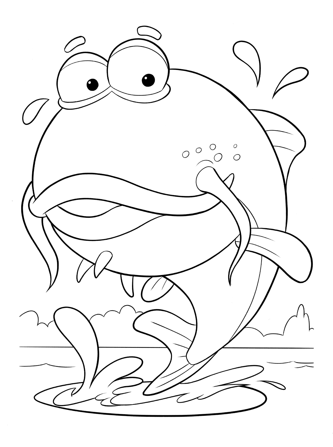 33 Playful Goldfish Coloring Pages Printable 22